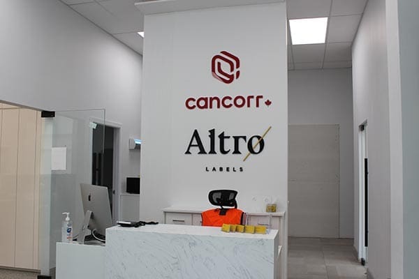 Cancor & Altro Labels Commercial Space